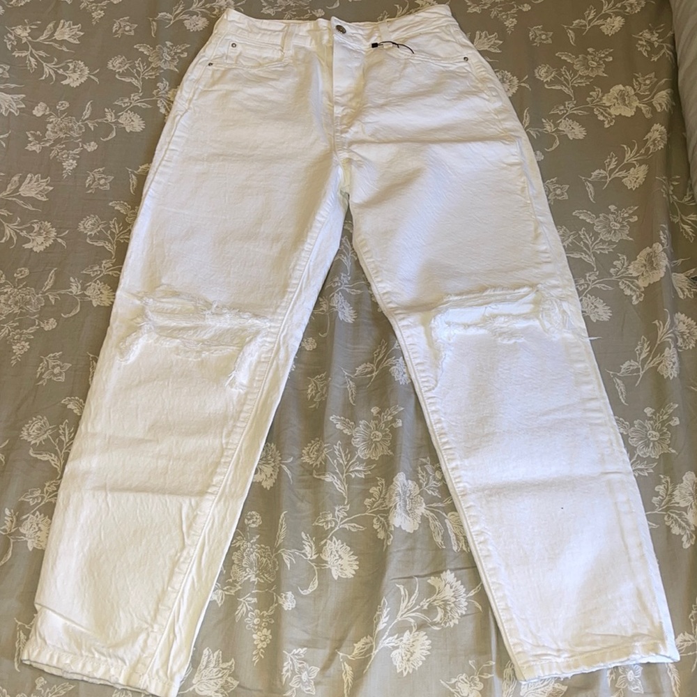 Zara jeans mom fit